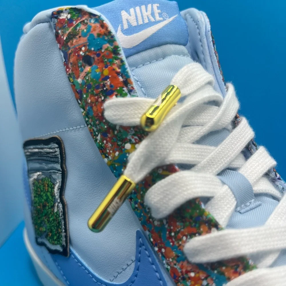 Notorious BIG Custom Nike Blazer Mid 1977 Throwback - Picture 2 of 16